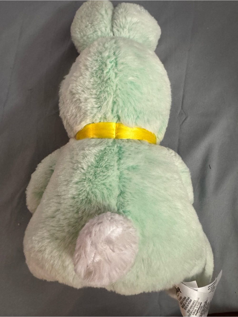 Disney Plush Winnie the Pooh Bunny Costume in Mint Green and Yellow - Picture 3 of 5
